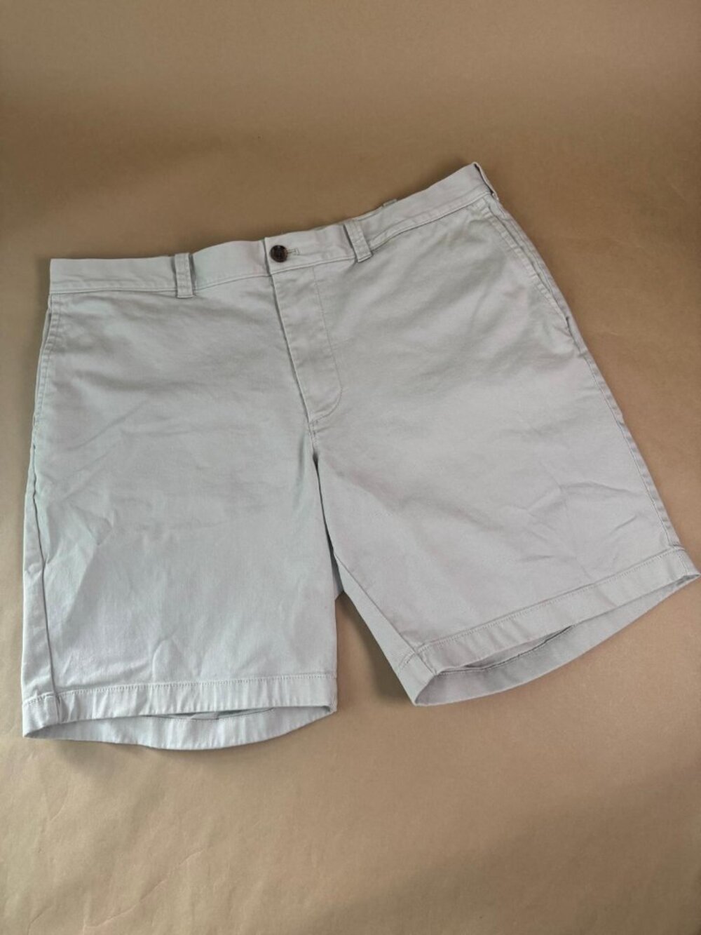 J.Crew Factory Men’s 38 Beige 9” Flex‎ Chino Shorts H5020